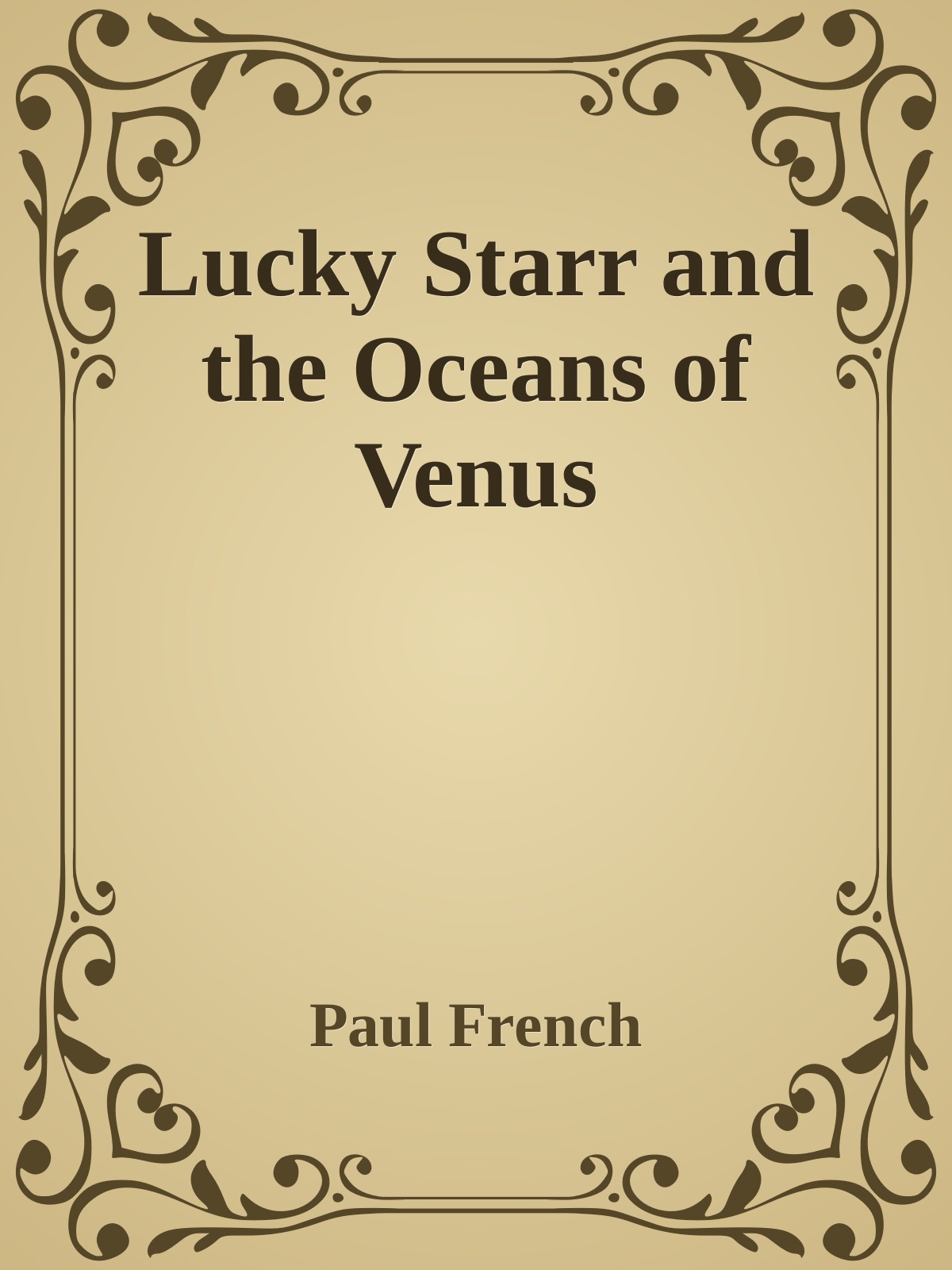 Lucky Starr and the rings of saturn
