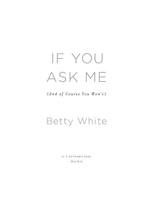 If You Ask Me