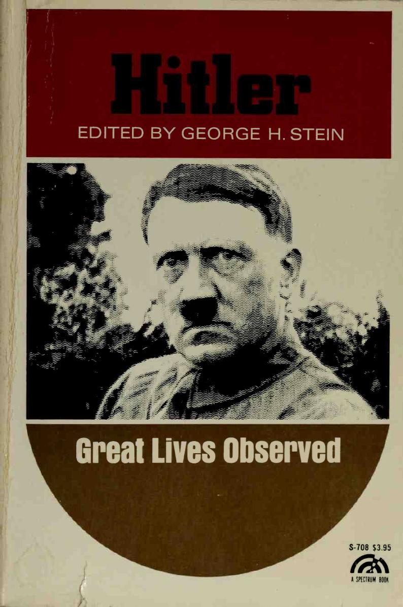 Hitler (Great Lives Observed)